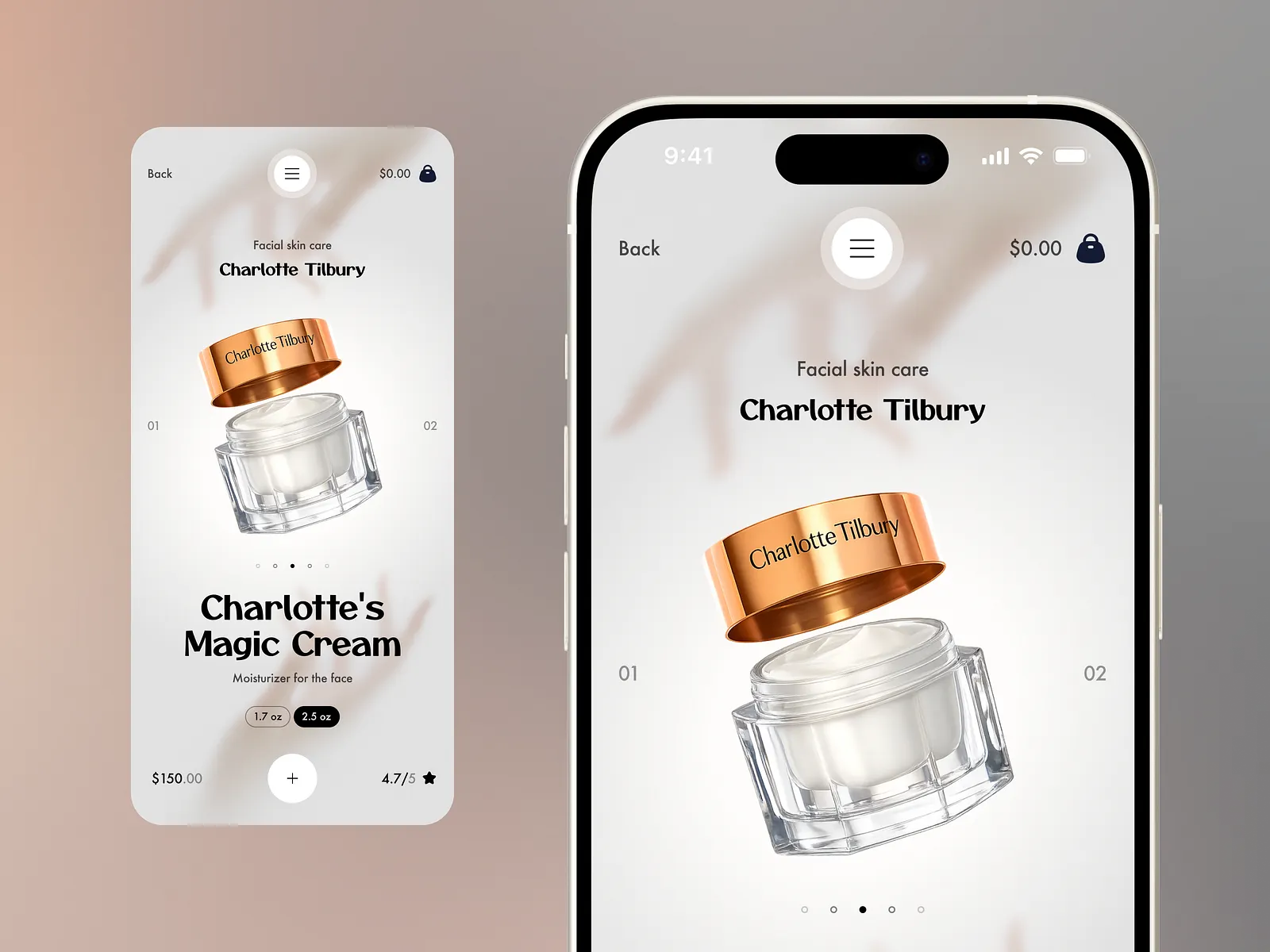 Bottle app design
